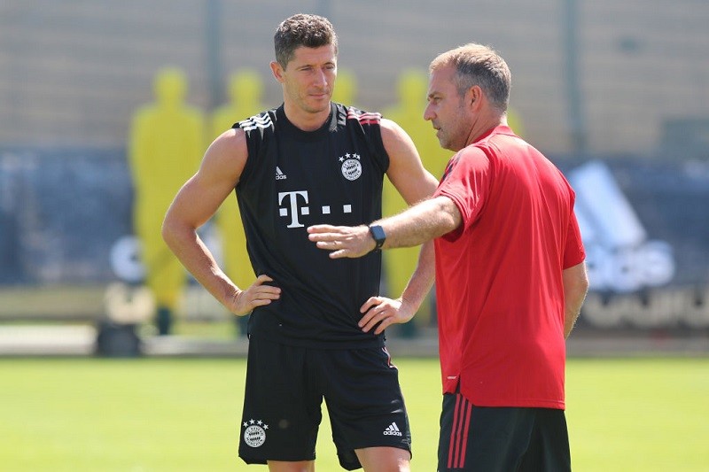 Hansi Flick zdradził, kiedy Lewandowski wróci do gry