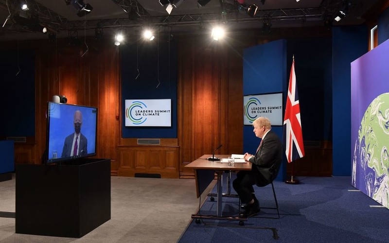 Boris Johnson praised President Biden for the climate plan