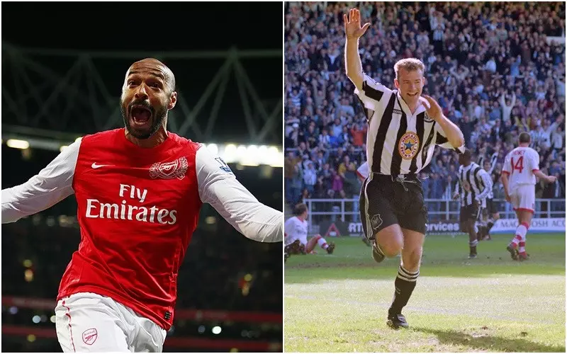 Liga angielska: Thierry Henry i Alan Shearer w Galerii Sław