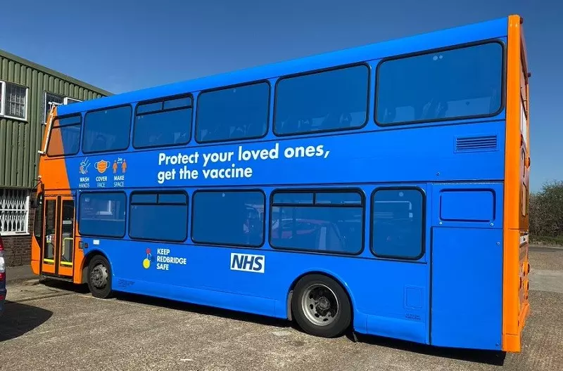 Londoners can get their Covid vaccine on a double-decker bus