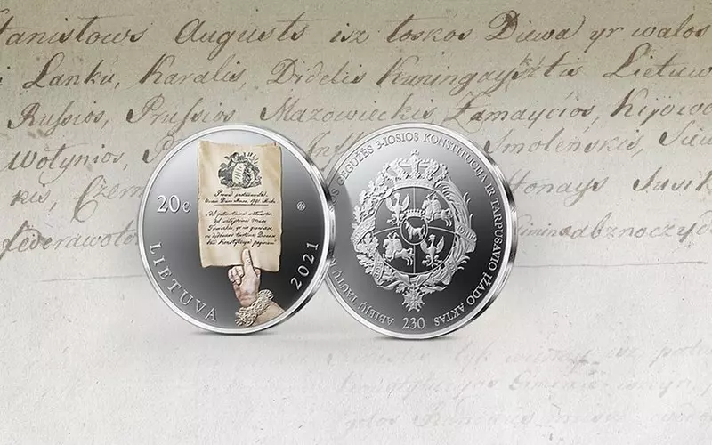 Banki Litwy i Polski wyemitowały monety poświęcone Konstytucji 3 Maja