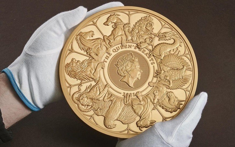 Biggest coin ever made in Royal Mint's 1,100 year history unveiled