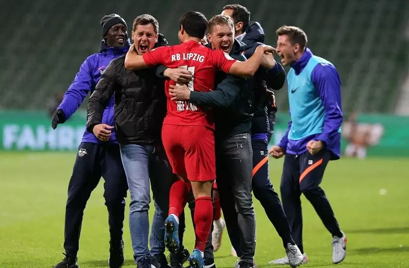 RB Leipzig net extra-time winner to reach German Cup final