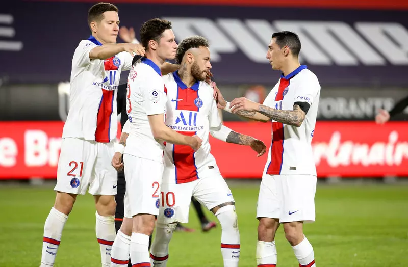 Paris St Germain's Ligue 1 title hopes take a hit after draw at Rennes