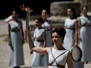 Backup flame for Rio lit in birthplace of ancient Olympics