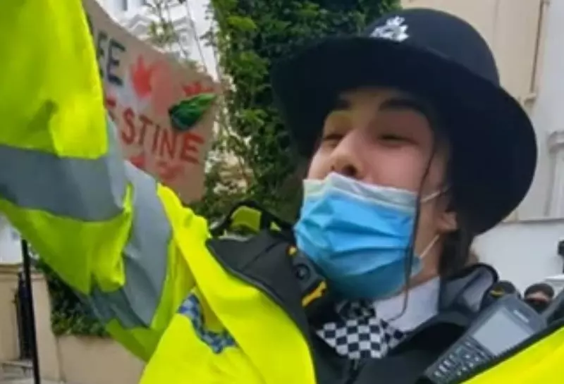 Met officer who shouted 'free Palestine' at demo under investigation