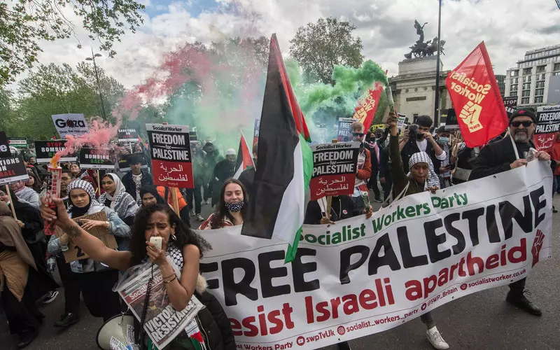 Pro-Palestinian rallies held in Manchester, London and Cardiff