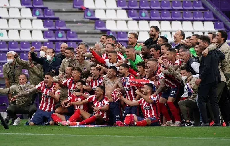 Atletico Madrid lifts trophy in Spanish La Liga first time in 7 years