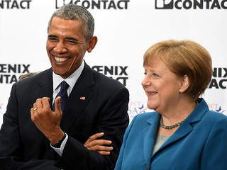 Obama chwali Merkel za przyjmowanie uchodźców. "Jest odważna i mówi to, co myśli"