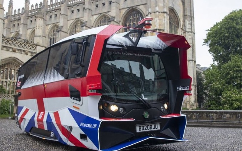 Britain’s first self-driving bus launches in Cambridge