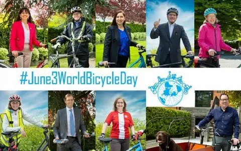 Join in with the ambassadors to Ireland for a cycle to celebrate World Bicycle Day