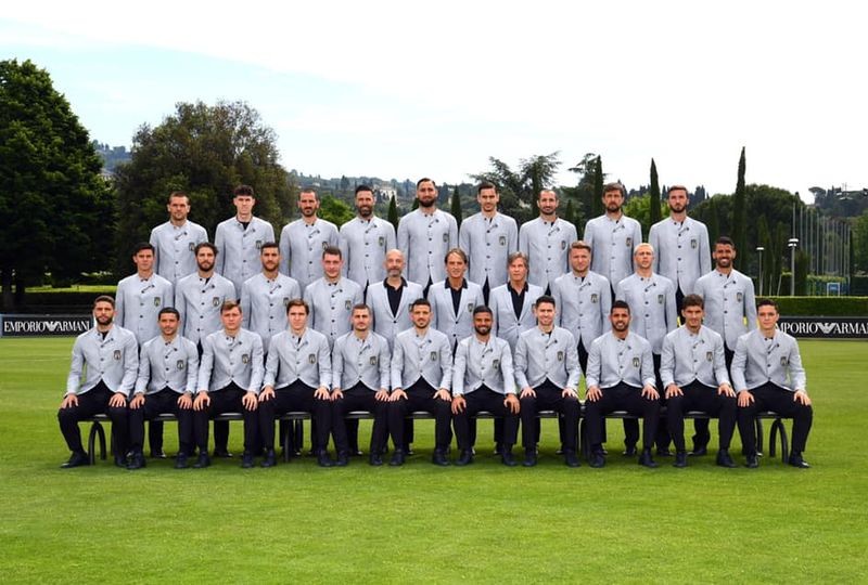 The Armani Italy suits have us coming down wth Euro 2020 fever