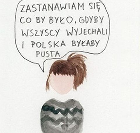 Polish artist published a book illustrating life in exile in the UK