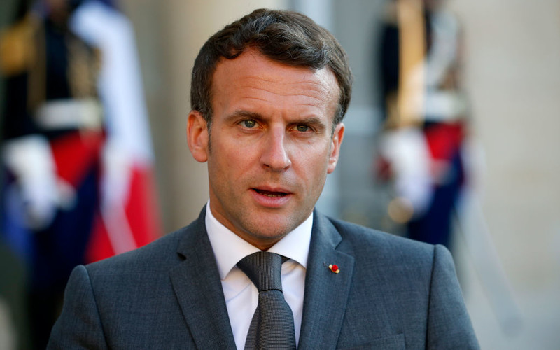 France President Emmanuel Macron slapped in the face