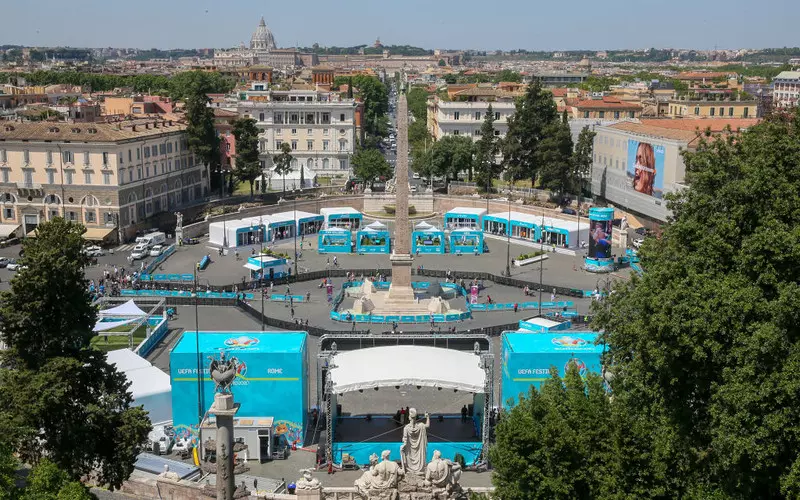 The UEFA festival in Rome will run throughout the championship