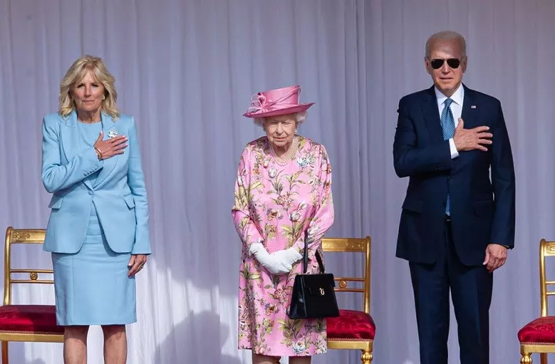 Elżbieta II i Joe Biden spotkali się na zamku w Windsorze