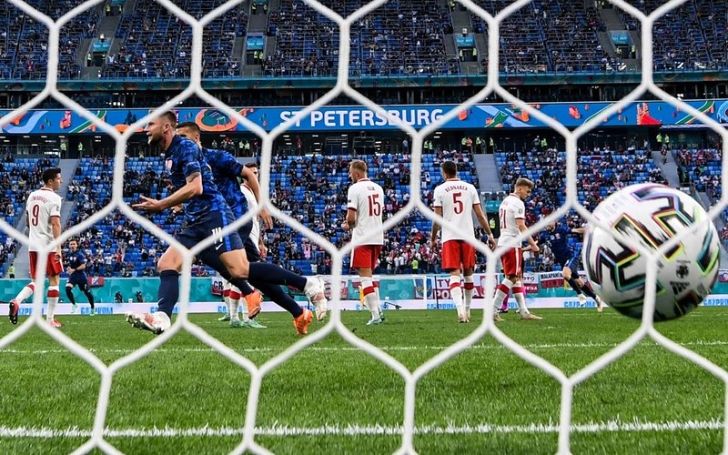 EURO 2020: Polska przegrała ze Słowacją 1:2