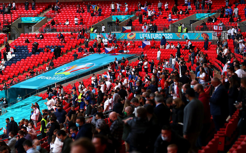 Euro 2020: Ponad 60 tysięcy widzów może obejrzeć półfinały i finał na Wembley