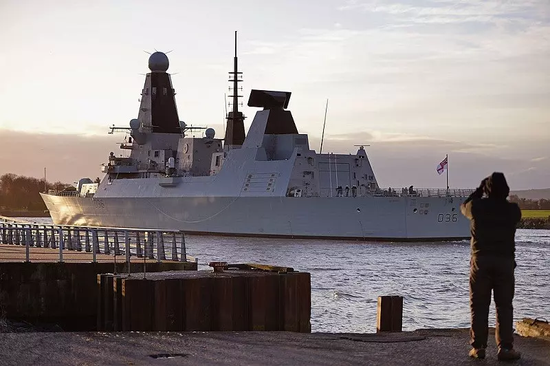 UK denies Russia fired warning shots near British warship