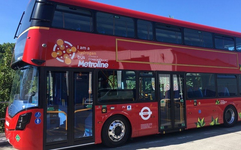 England’s first fleet of hydrogen powered double decker buses being introduced 