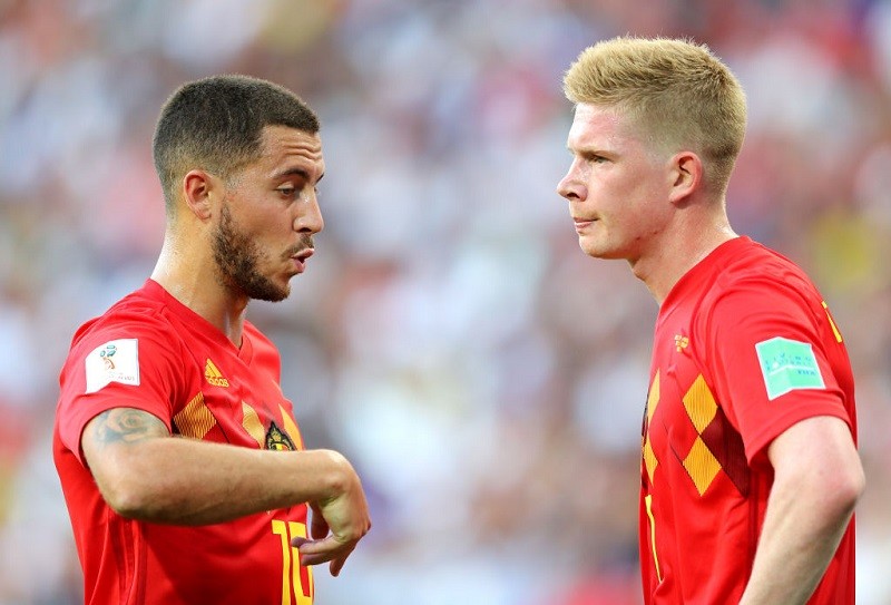 Kevin De Bruyne and Eden Hazard last-minute decisions for Belgium's Euro 2020 quarter-final against 