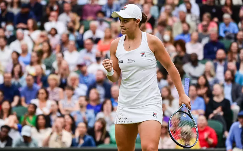 Wimbledon 2021: Ashleigh Barty beats Ajla Tomljanovic to reach semi-finals for first time