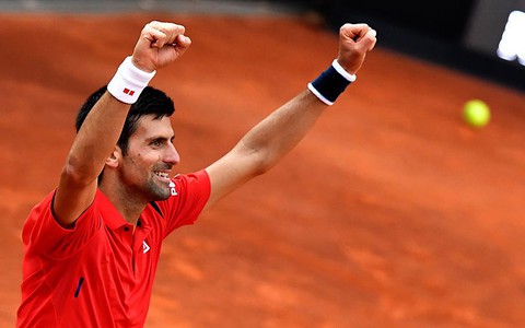 Novak Djokovic defeats Rafael Nadal 7-5 7-6 (7-4) at Rome Masters