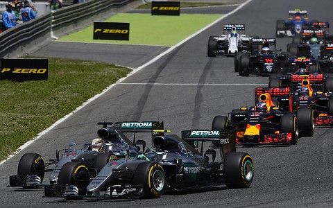 F1: Hamilton, Rosberg crash out of Spanish Grand Prix