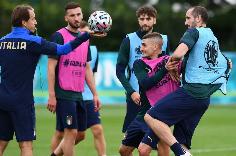 Mancini przed finałem Euro 2020: "Nie zmienimy naszego stylu gry"