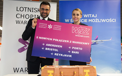 Wizz Air otwiera dwa nowe kierunki z Warszawy na Wyspy