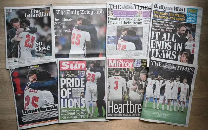 British media: Despite the defeat, the England team deserved recognition