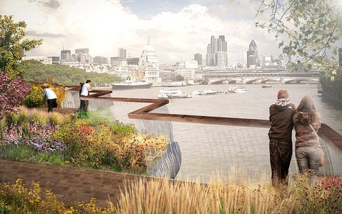 Londyński most-ogród jednak powstanie? Projekt popiera nowy burmistrz