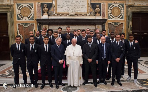 Papież spotkał się z piłkarzami Juventusu Turyn i AC Milan