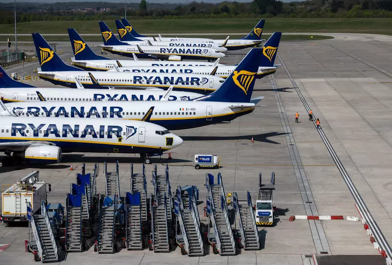 Linie Ryanair z gigantyczną stratą finansową