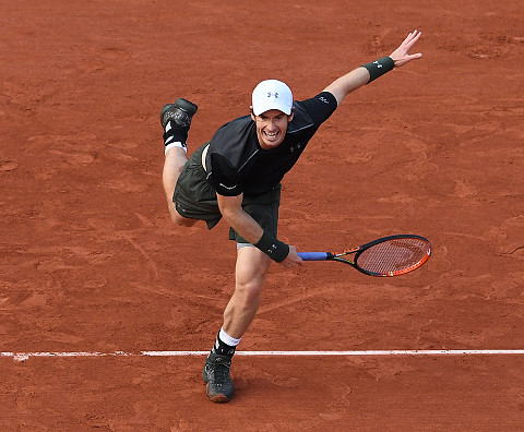  Trudna przeprawa Murraya w 1. rundzie French Open