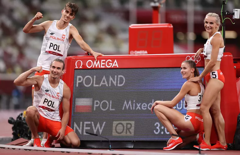 Tokio 2020: Polska sztafeta mieszana 4x400 m zdobyła złoty medal