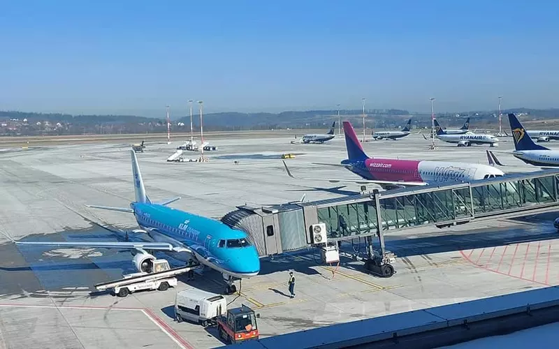 Traffic at Kraków Airport is growing