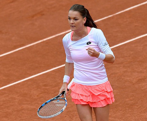 Agnieszka Radwanska faces Caroline Garcia in the second round of the French Open on Wednesday