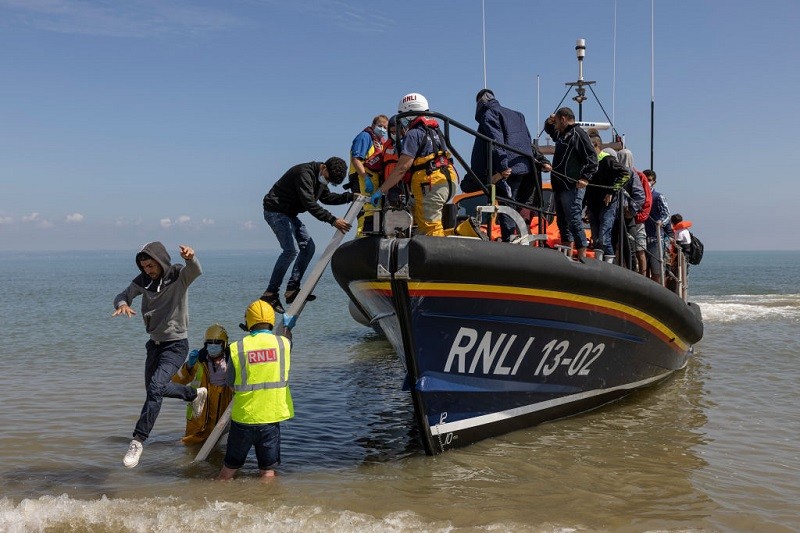 Dobowy rekord nielegalnych imigrantów, którzy przedostali się do UK