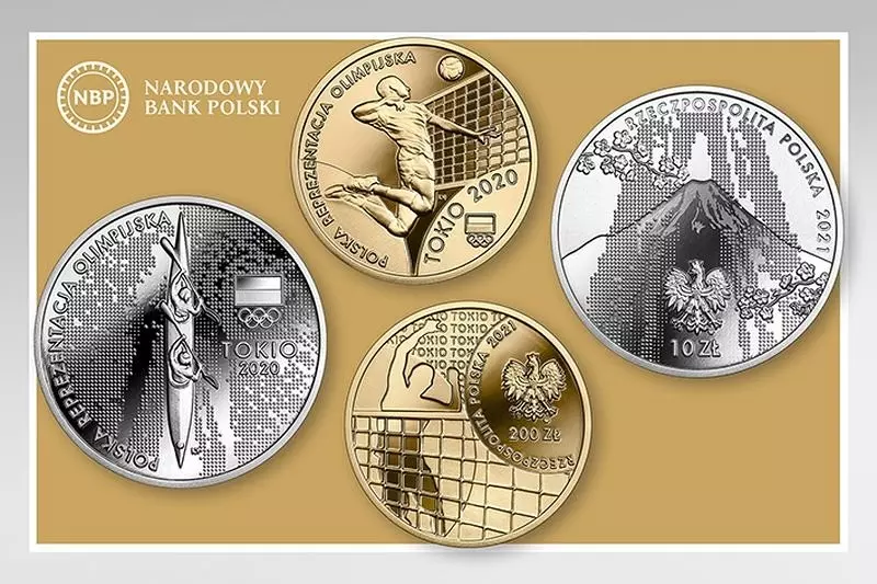 Od dzisiaj polska reprezentacja olimpijska w Tokio na monetach NBP