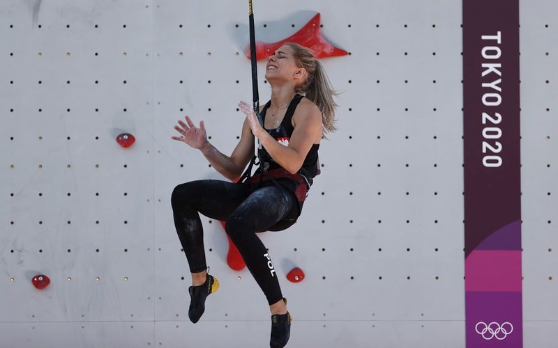 Tokyo 2020: Aleksandra Miroslaw from Poland established a world record in a sports climbing
