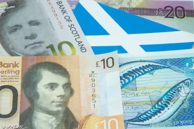 Sondaż: Zamiana funta na euro zniechęca Szkotów do niepodległości