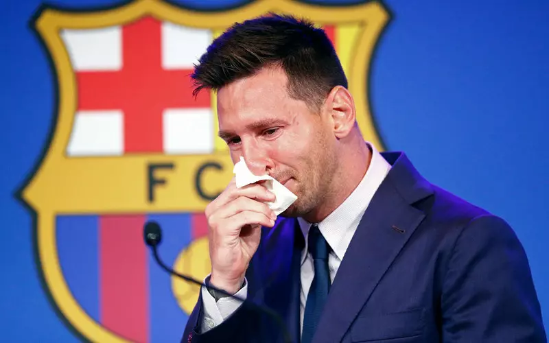 La Liga: Messi, crying, has said goodbye to Barcelona