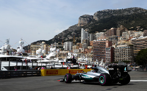 Lewis Hamilton top in Monaco GP first practice