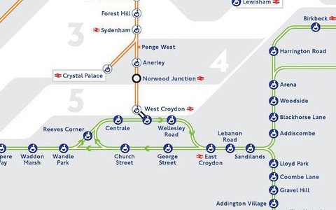 London's trams are finally joining the tube map