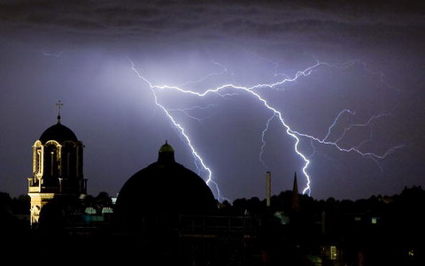 Deadly European lightning storms to continue for another three days before coming to UK