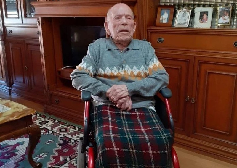 Spain: The oldest man in the world is 112 years old