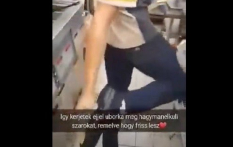 Węgry: Pracownicy McDonald's wycierali ser o podeszwę buta