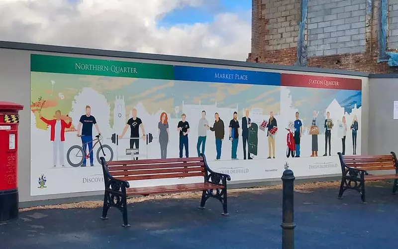 Kontrowersyjny mural, który "krzyczy: witajcie w naszym białym mieście" skrytykowany