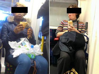 Londyn: Facebook zdjął "kobiety, które jedzą w metrze"